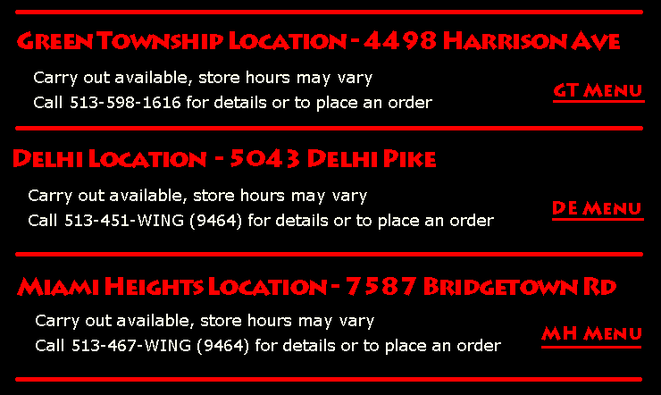 carryout information during the corona virus crisis